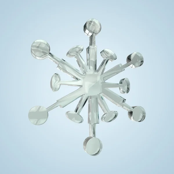 Snow Crystal 2 — Stock Photo, Image