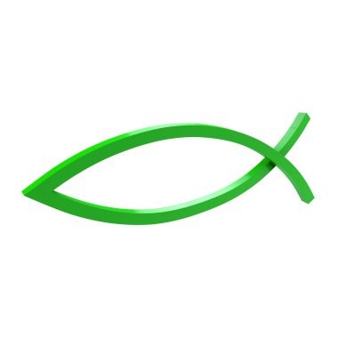 Protestant fisch green clipart