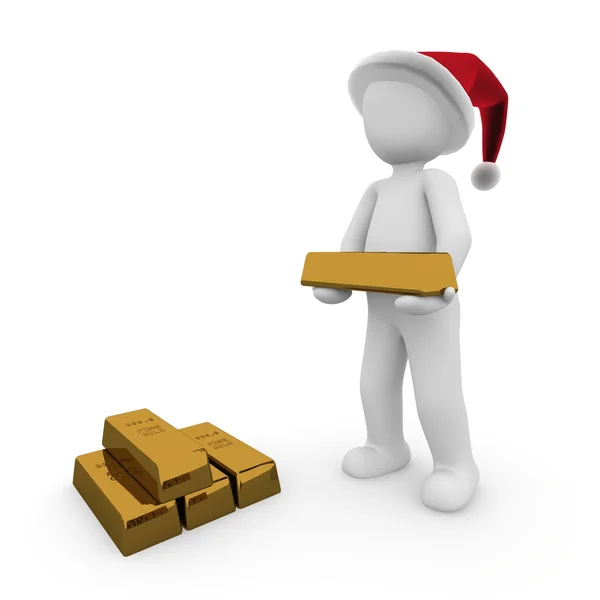 CHristmas gold — Stock Photo, Image