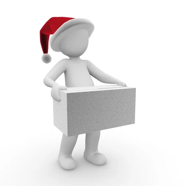 Vánoční krabička — Stock fotografie