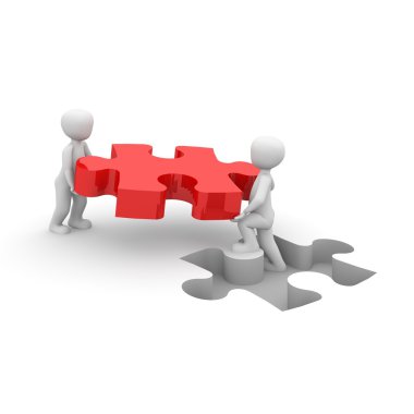Kırmızı puzzle