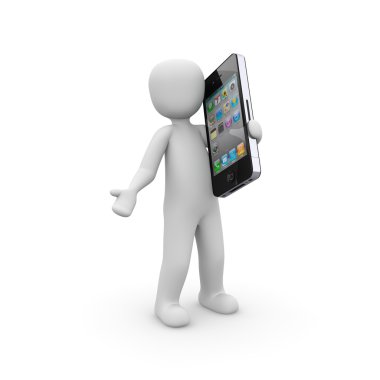 Karakter telefon arkadaşı ile
