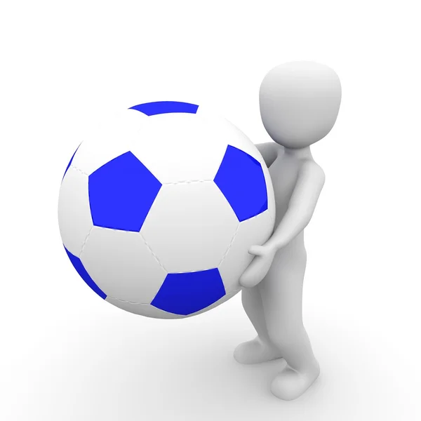 Holding ball 4 — Stock Photo, Image