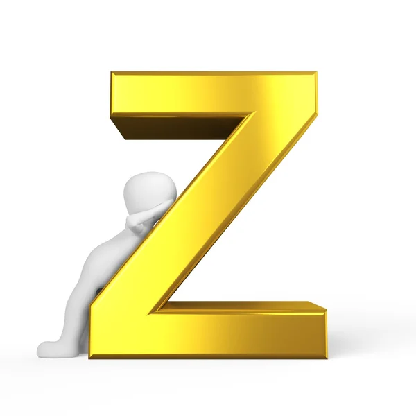 Golden Z — Stock Photo, Image