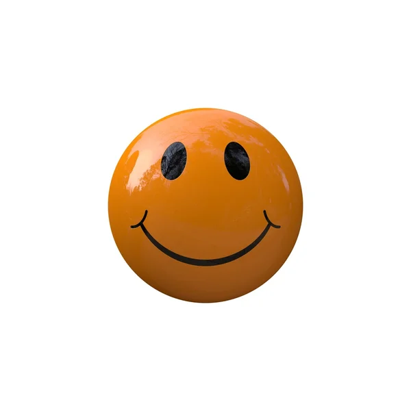 Smiley smile orange — Stockfoto