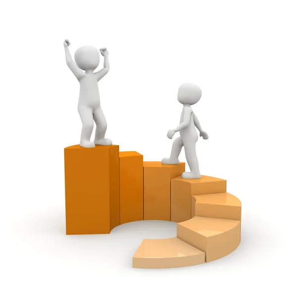 Gráfico de barras circular — Foto de Stock