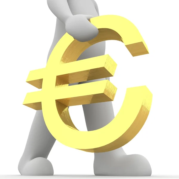 Gold Euro — Stock Photo, Image