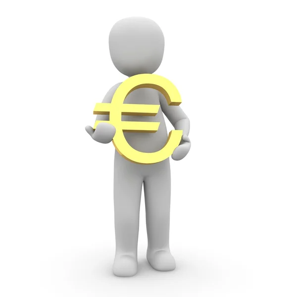 Gold Euro — Stock Photo, Image