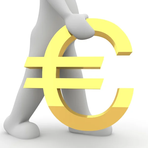 Gold Euro — Stock Photo, Image