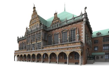 Bremen City Hall 5 clipart