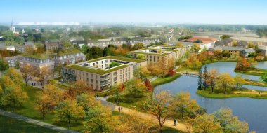 Bir evin 3D canlandırması