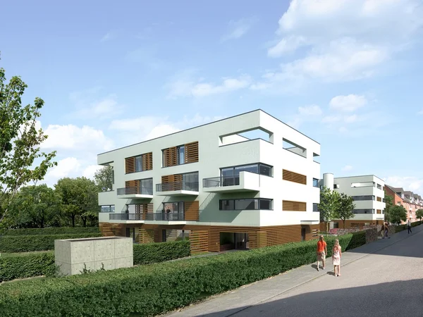 Bir evin 3D canlandırması