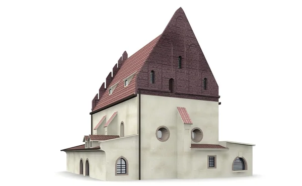 Altneu-Synagoge 5 — Stockfoto