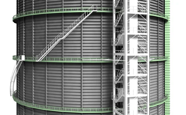 Gasometer Oberhausen 4 — Stock Photo, Image