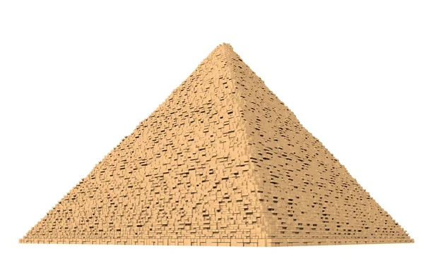 Complejo piramidal de Giza 7 — Foto de Stock