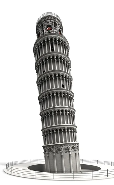 Tårnet i Pisa 3. – stockfoto