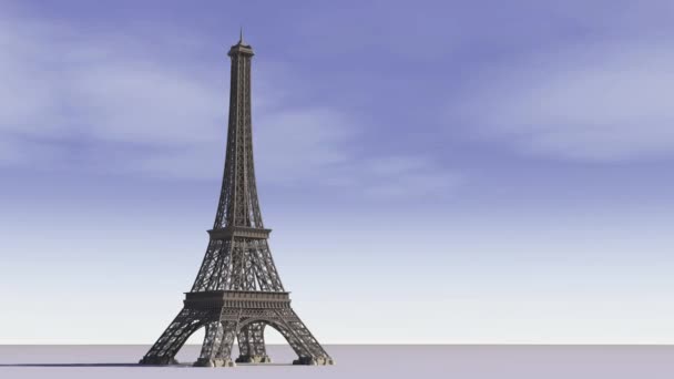 Torre Eiffel — Vídeo de Stock