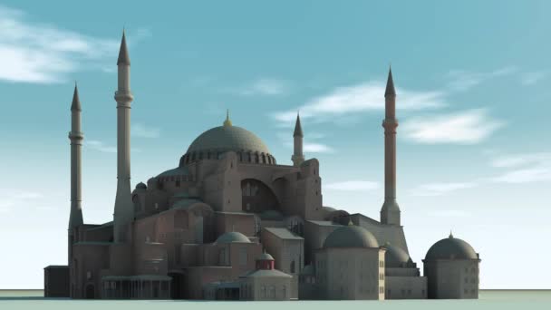 Ayasofya 3d — Stok video