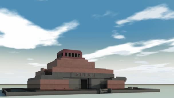 Lenin's Mausoleum Royalty Free Stock Video