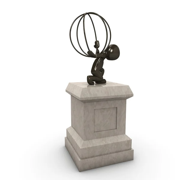 Atlas-Statue — Stockfoto