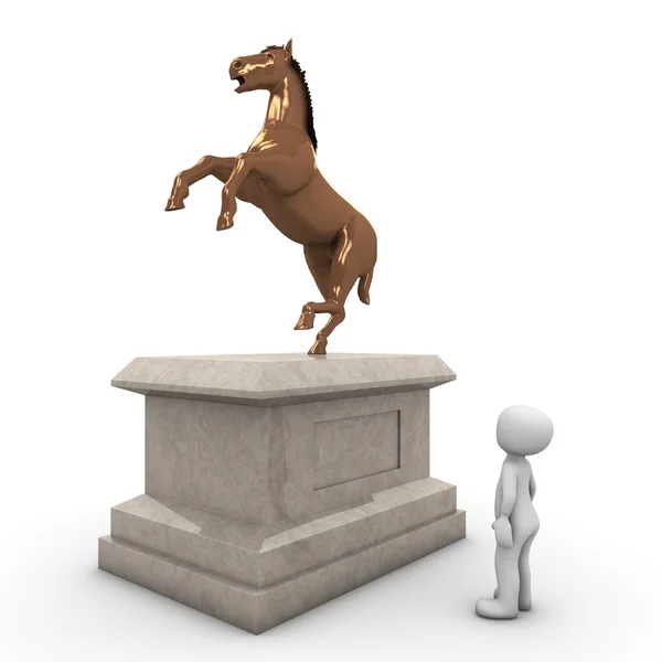 Statua konia — Zdjęcie stockowe