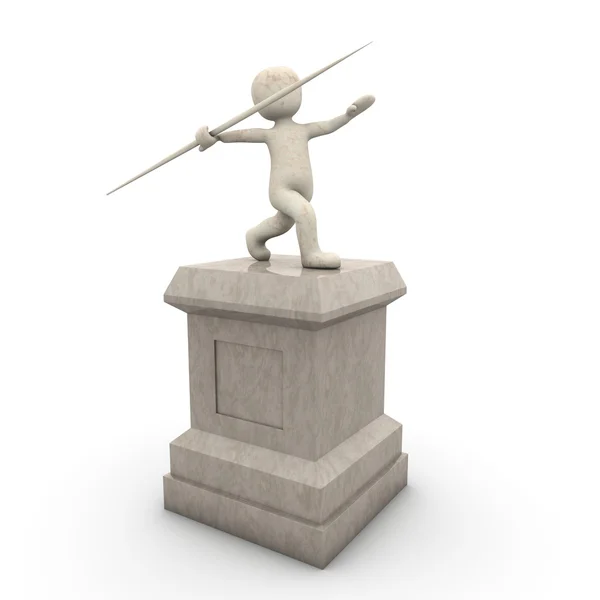 Estatua lanzador de jabalina — Foto de Stock
