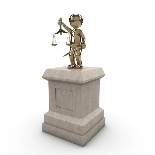 Libra statue — Stock Photo, Image