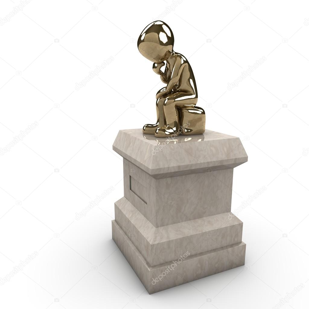 Thinker statue