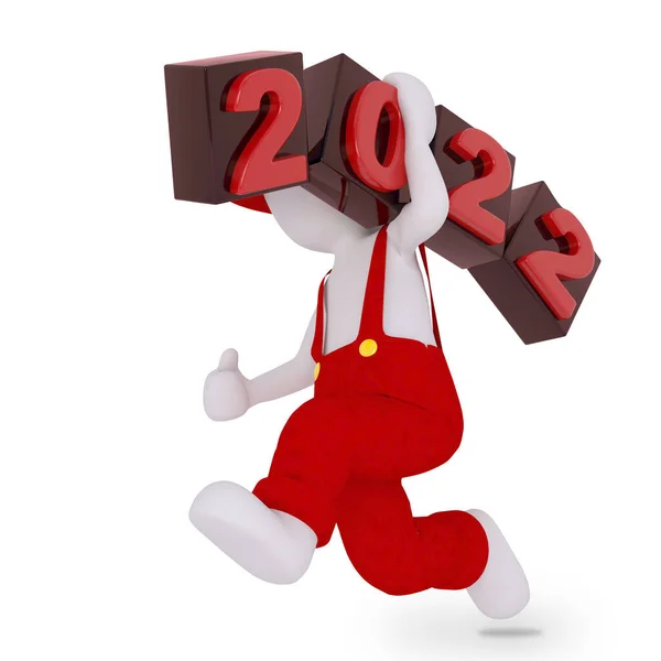 Přináší Nový Rok 2022 — Stock fotografie