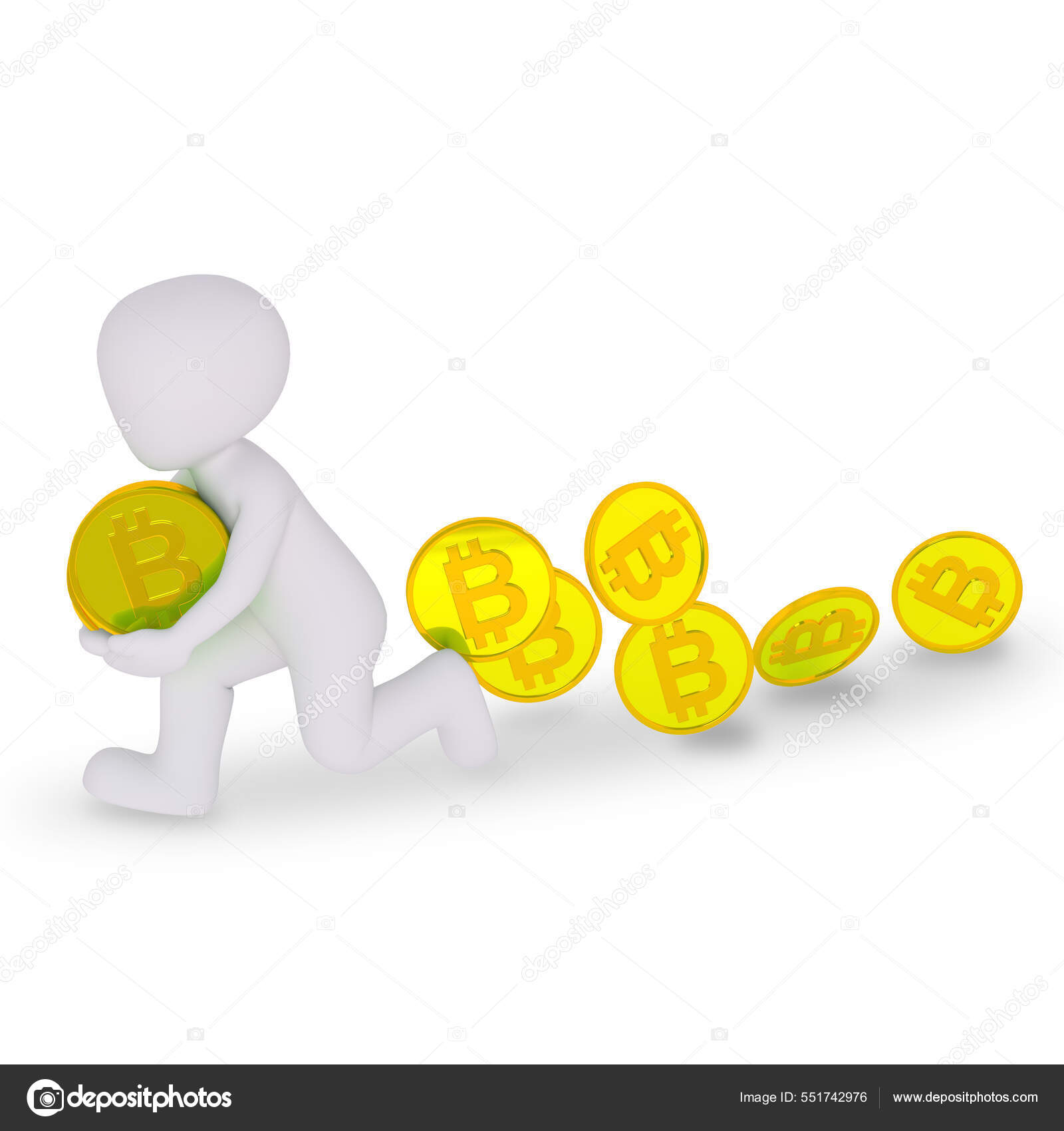 비트코인을 모으고 — 스톡 에디토리얼 사진 © 3D-Agentur #551742976