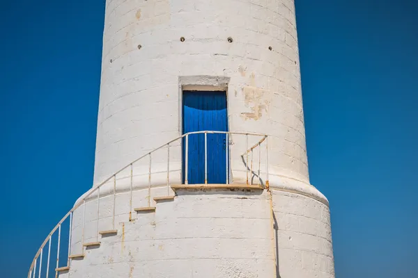 White Lighthouse Archeological Park Paphos Cyprus — Stock Photo, Image