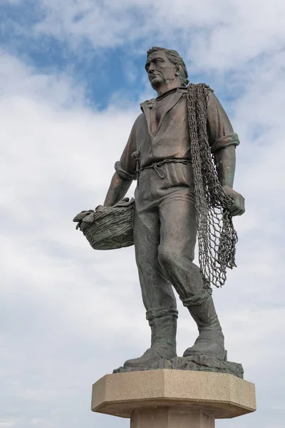 Chioggia Italy July 2022 Sculpture Dedicated Fishermen — Foto de Stock