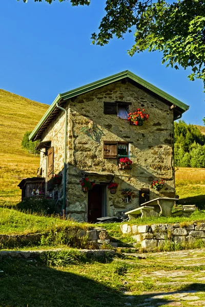 Alp mountain house chalet — Stock Photo, Image