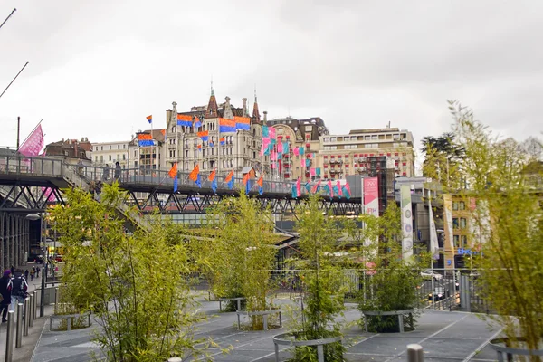 Cidade de Losanne swiss — Fotografia de Stock