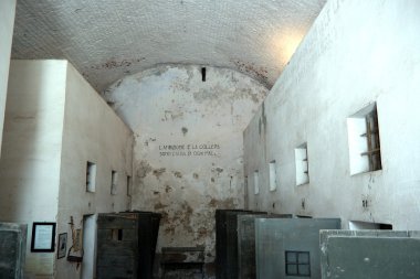 MILANO eski duvar hapishane hapishane İtalya