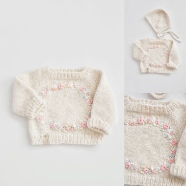 Örgü örmek için çocuk kıyafetleri ve aksesuarlar örüyordu. Dikiş ve örgü. Hobiler ve yaratıcılık. Çocuklar için örgü. El yapımı. Hobiler ve yaratıcılık.