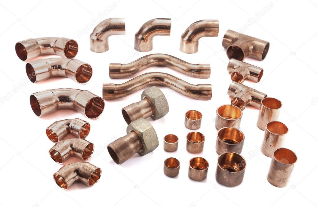 Copper pipes — Stock Photo © frajateba 22113191