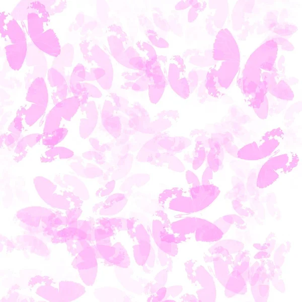 Background Pink Butterflies — Stock Photo, Image