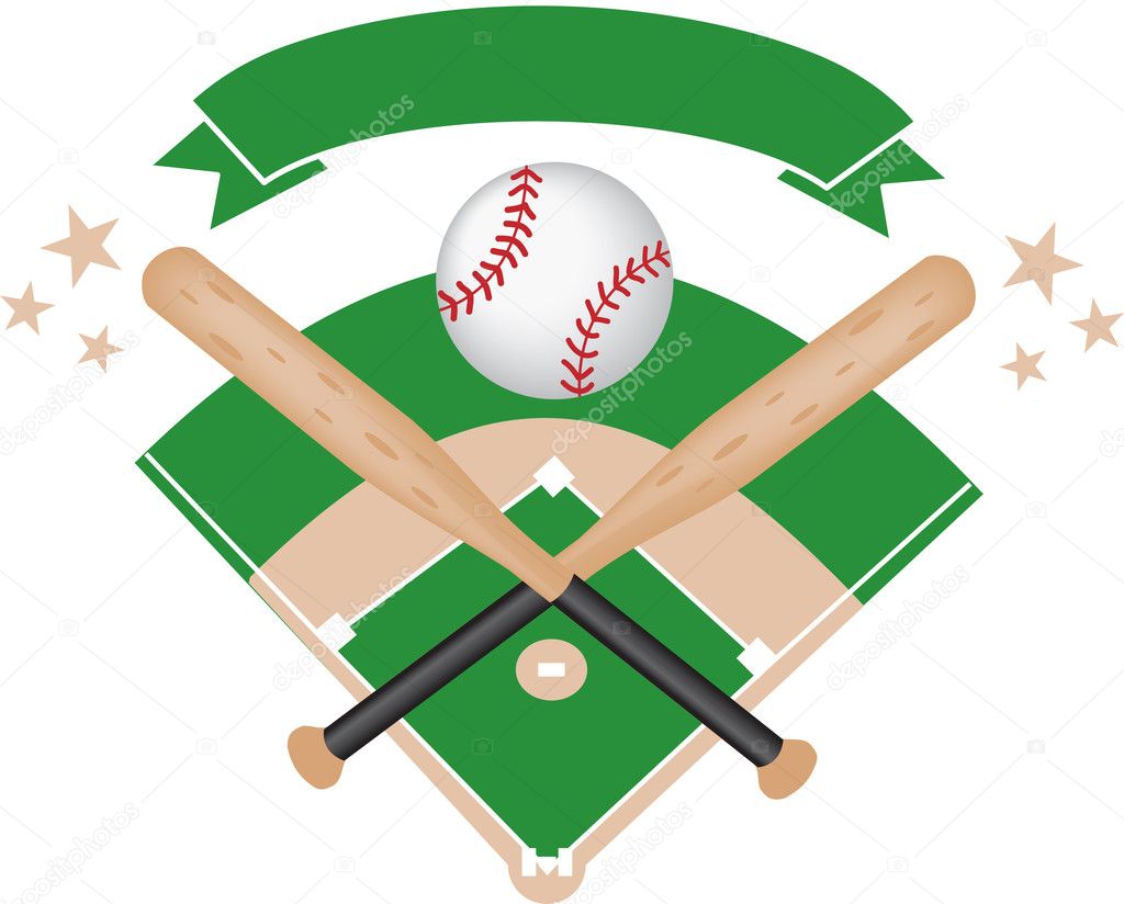 Á Cool Baseball Stock Cliparts Royalty Free Baseball Diamond Pictures Download On Depositphotos