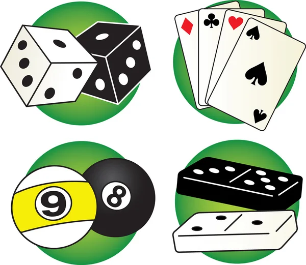 Gambling game — Stock Vector