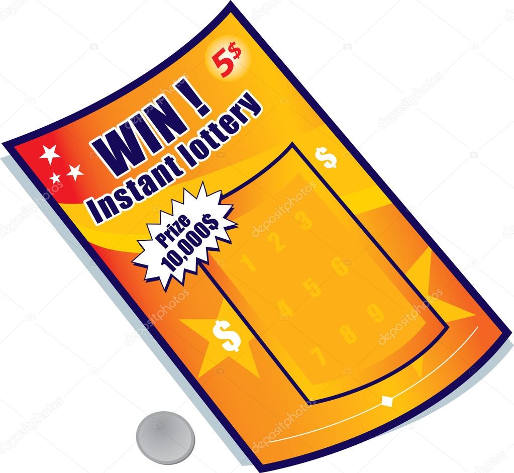 Instant lottery ticket Stock Vector by Juliedeshaies 20783109