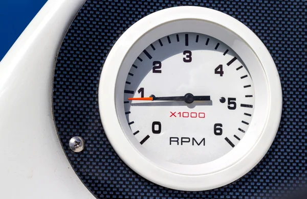 RPM boat gauge — Stock Photo, Image