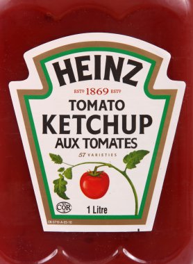 Heinz domates ketçap yakın çekim