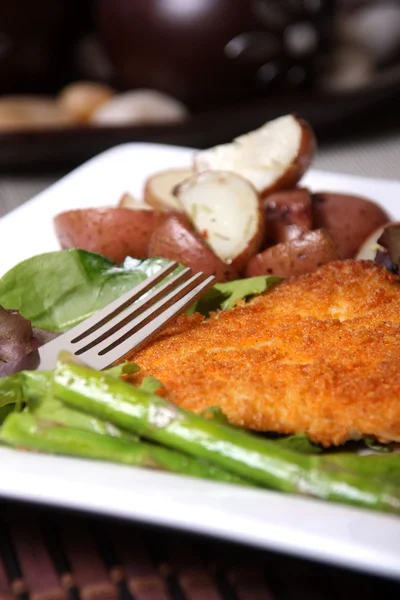 Fried sole fillet — Stock Photo, Image