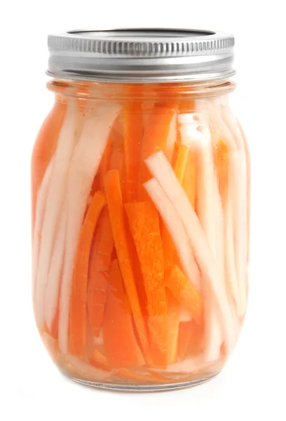 Маринована морква і дикон — стокове фото