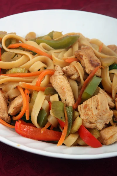 Chicken sauté close-up — Stok fotoğraf