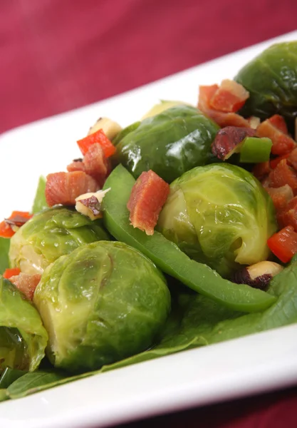 Brussel sprout salade — Stockfoto