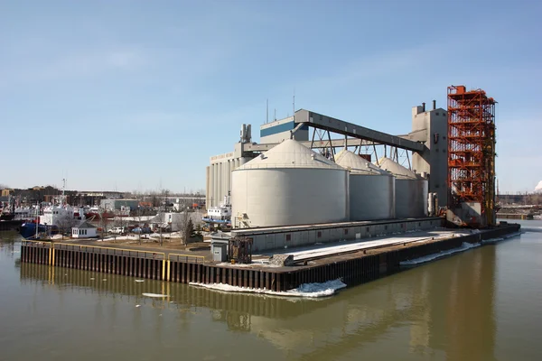 Sorel-Tracy grain silo — Stock Photo, Image