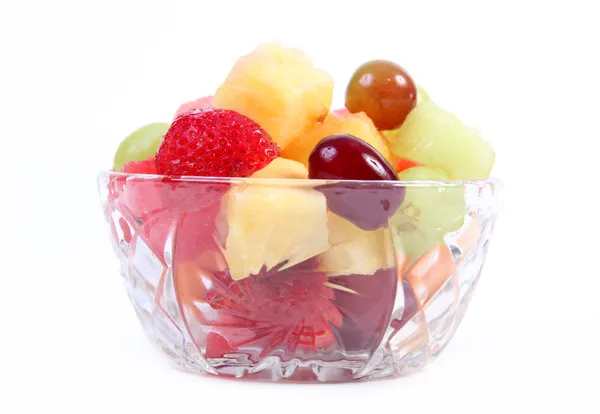 Salade de fruits frais dans une tasse — Photo