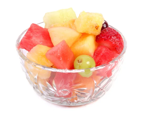 Sałatki ze świeżych owoców w filiżance — Zdjęcie stockowe